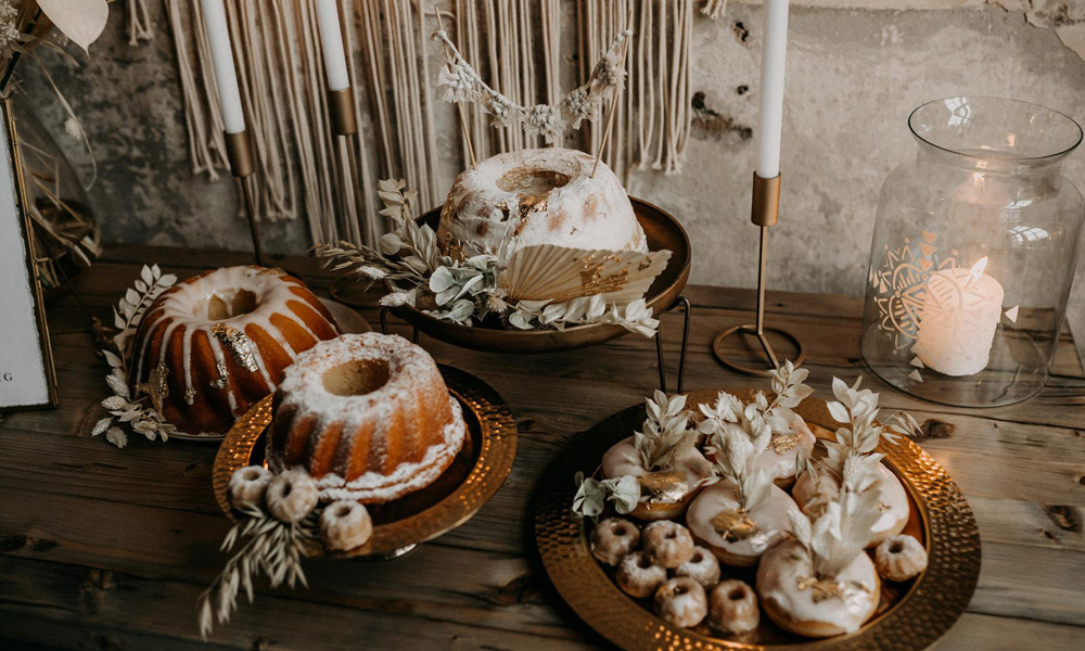 Kuchen zur Hochzeit